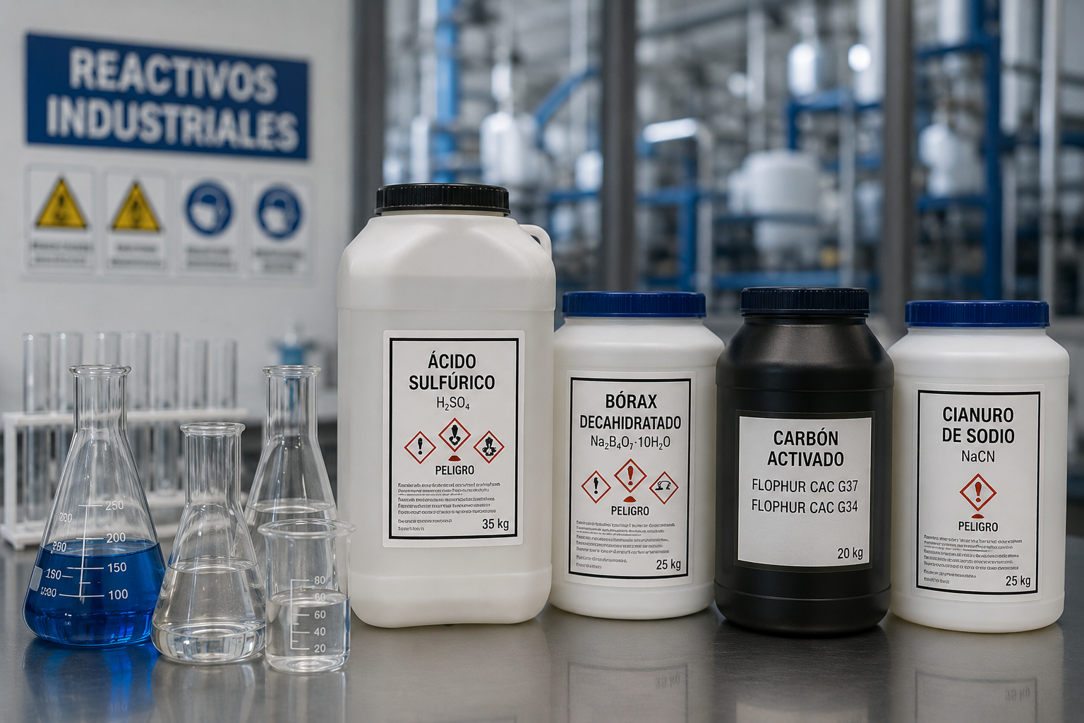 Reactivos industriales